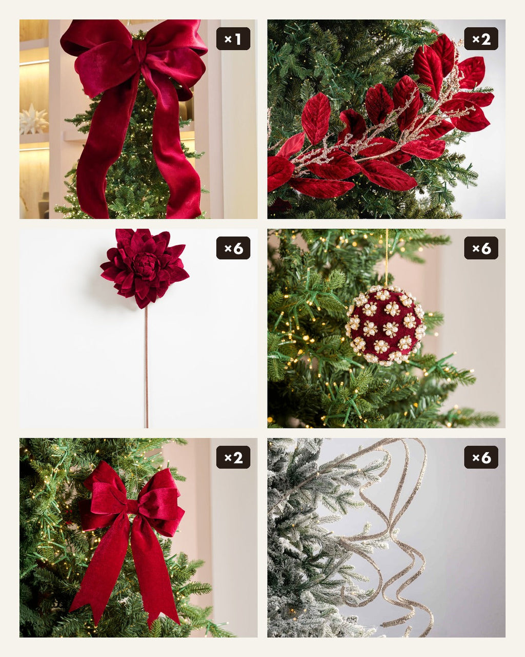 The Burgundy Tree Set