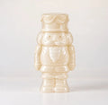 Cream Glass Nutcracker