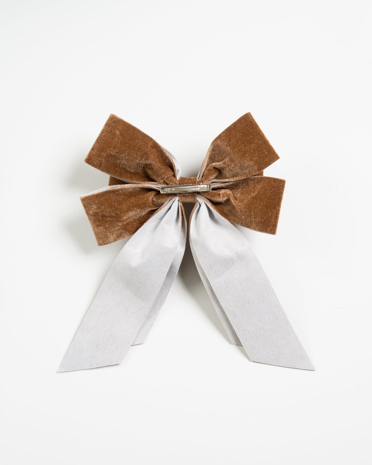 Dark Brown Velvet Bow, Set of 6