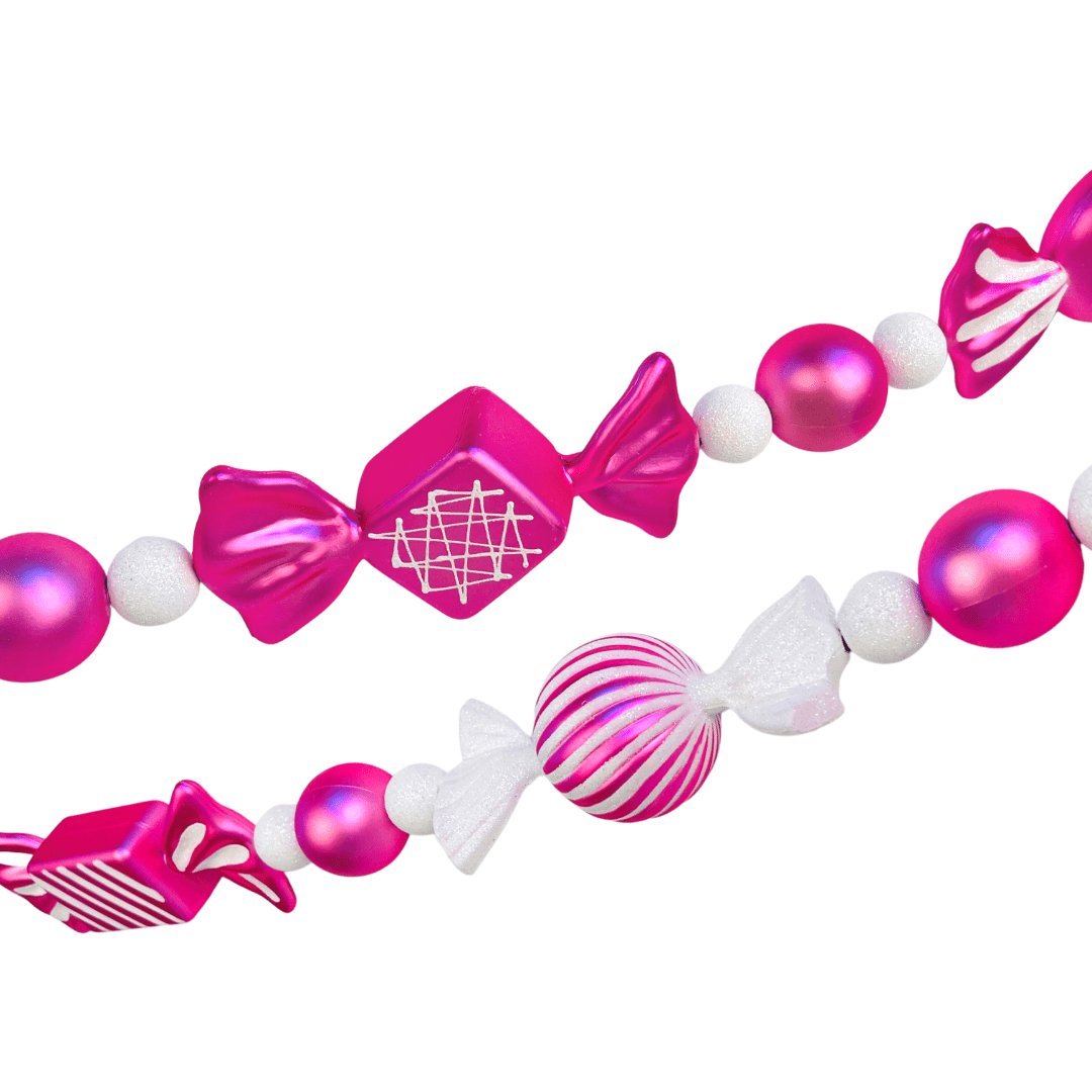 Pink Mixed Candy Garland - 6ft