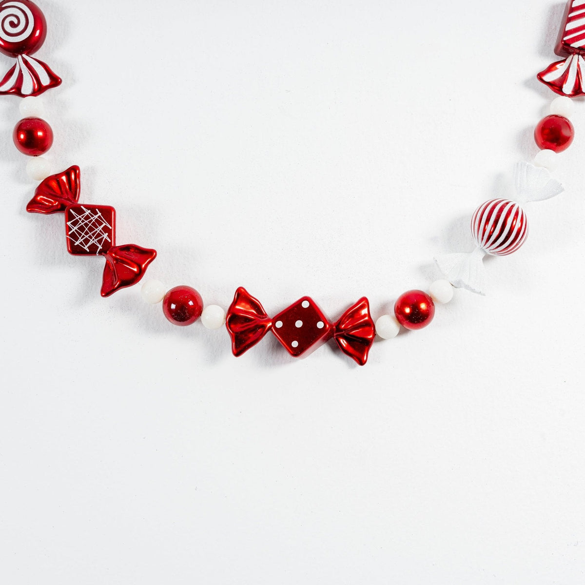 Red Mixed Candy Garland - 6ft