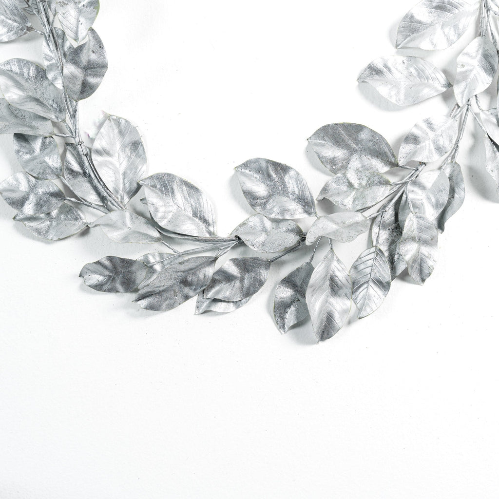 Silver Leaf Garland - 5 ft