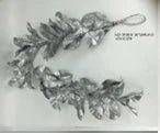 Silver Leaf Garland - 5 ft