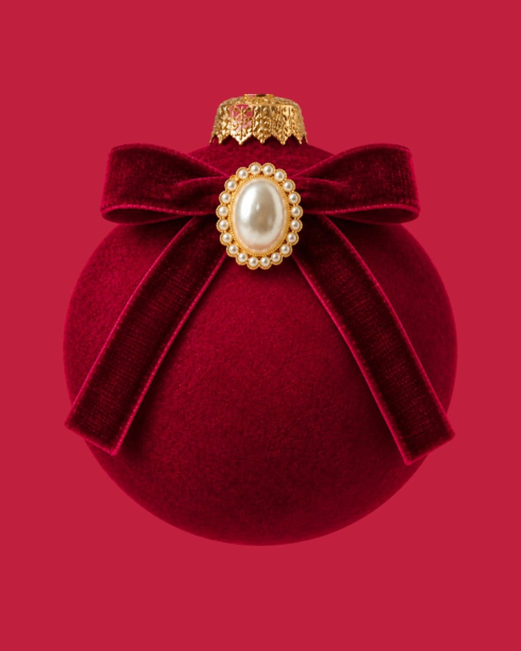 The Burgundy Ornament Set